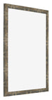 Bilderrahmen 35x45cm Blau Gold Meliert MDF Bologna Vorne Schrag | Yourdecoration.de
