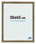 Bilderrahmen 35x45cm Bronze Dekor MDF Bologna Vorne Messe | Yourdecoration.de