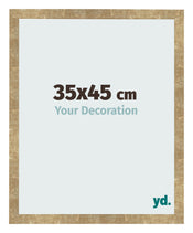 Bilderrahmen 35x45cm Gold Antik MDF Bologna Vorne Messe | Yourdecoration.de
