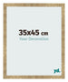Bilderrahmen 35x45cm Gold Antik MDF Bologna Vorne Messe | Yourdecoration.de