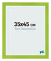 Bilderrahmen 35x45cm Grün MDF Pisa Vorne Messe | Yourdecoration.de