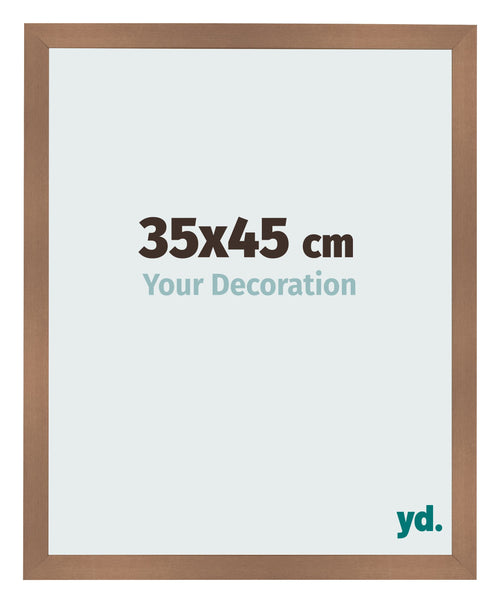 Bilderrahmen 35x45cm Kupfer Dekor MDF Bologna Vorne Messe | Yourdecoration.de