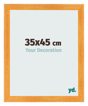 Bilderrahmen 35x45cm Orange MDF Pisa Vorne Messe | Yourdecoration.de