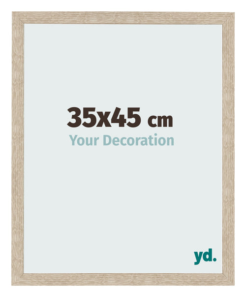 Bilderrahmen 35x45cm Sonoma Eiche MDF Bologna Vorne Messe | Yourdecoration.de