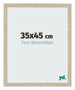 Bilderrahmen 35x45cm Sonoma Eiche MDF Bologna Vorne Messe | Yourdecoration.de