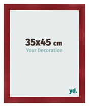 Bilderrahmen 35x45cm Weinrot Gewischt MDF Pisa Vorne Messe | Yourdecoration.de