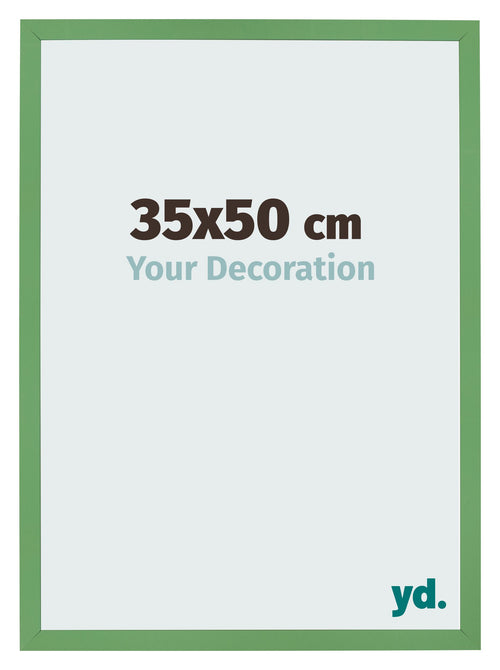 Bilderrahmen 35x50 cm Grun MDF Bologna Vorne Messe | Yourdecoration.de