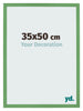 Bilderrahmen 35x50 cm Grun MDF Bologna Vorne Messe | Yourdecoration.de
