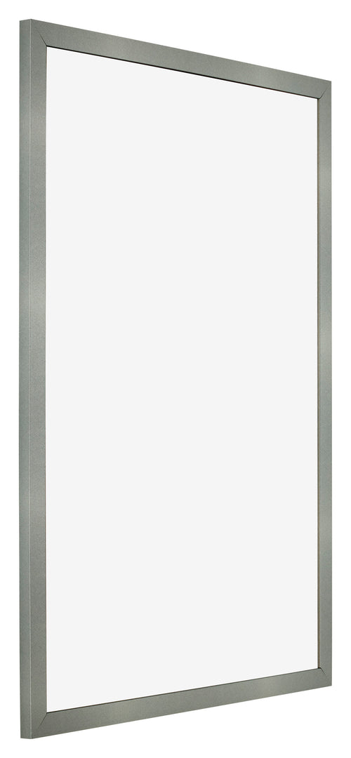 Bilderrahmen 35x50cm Aluminium Gebürstet MDF Bologna Vorne Schrag | Yourdecoration.de