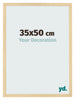 Bilderrahmen 35x50cm Buche Dekor MDF Bologna Vorne Messe | Yourdecoration.de