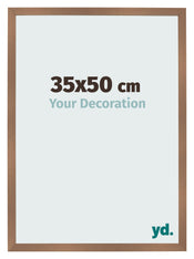 Bilderrahmen 35x50cm Kupfer Dekor MDF Bologna Vorne Messe | Yourdecoration.de