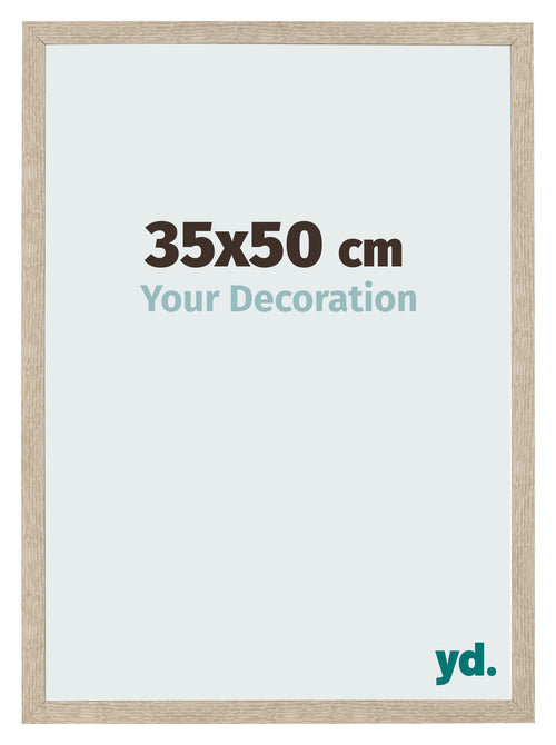 Bilderrahmen 35x50cm Sonoma Eiche MDF Bologna Vorne Messe | Yourdecoration.de