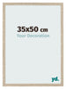 Bilderrahmen 35x50cm Sonoma Eiche MDF Bologna Vorne Messe | Yourdecoration.de