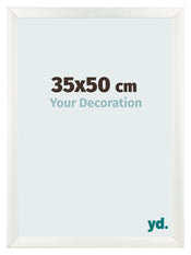 Bilderrahmen 35x50cm Weiß Vintage MDF Pisa Vorne Messe | Yourdecoration.de