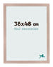 Bilderrahmen 36x48 cm Altrosa MDF Bologna Vorne Messe | Yourdecoration.de