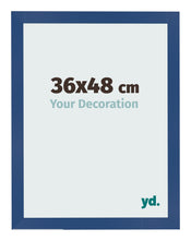Bilderrahmen 36x48 cm Dunkelblau MDF Bologna Vorne Messe | Yourdecoration.de