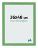 Bilderrahmen 36x48 cm Grun MDF Bologna Vorne Messe | Yourdecoration.de