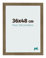 Bilderrahmen 36x48cm Bronze Dekor MDF Bologna Vorne Messe | Yourdecoration.de