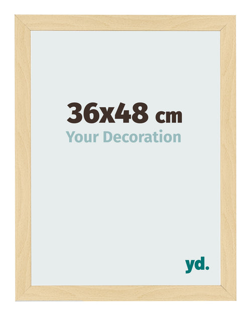 Bilderrahmen 36x48cm Buche Dekor MDF Bologna Vorne Messe | Yourdecoration.de