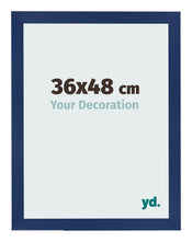 Bilderrahmen 36x48cm Dunkelblau Gewischt MDF Bologna Vorne Messe | Yourdecoration.de
