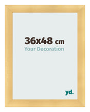 Bilderrahmen 36x48cm Gold Vintage MDF Pisa Vorne Messe | Yourdecoration.de