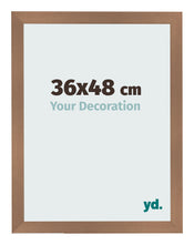 Bilderrahmen 36x48cm Kupfer Dekor MDF Bologna Vorne Messe | Yourdecoration.de