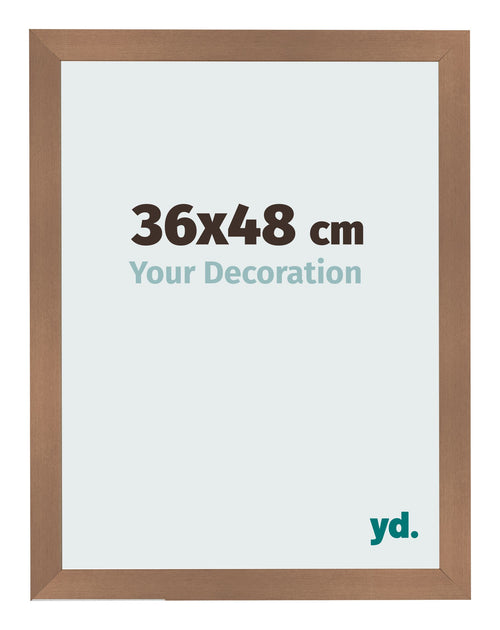Bilderrahmen 36x48cm Kupfer Dekor MDF Bologna Vorne Messe | Yourdecoration.de