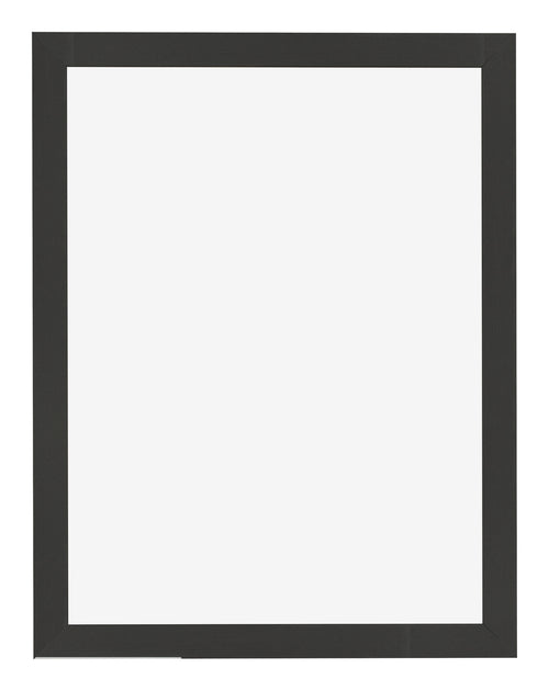 Bilderrahmen 36x48cm Schwarz Gemasert MDF Bologna Vorne | Yourdecoration.de