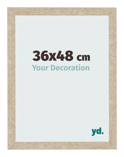 Bilderrahmen 36x48cm Sonoma Eiche MDF Bologna Vorne Messe | Yourdecoration.de