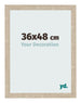 Bilderrahmen 36x48cm Sonoma Eiche MDF Bologna Vorne Messe | Yourdecoration.de