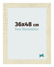 Bilderrahmen 36x48cm Sonoma Eiche MDF Pisa Vorne Messe | Yourdecoration.de
