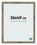Bilderrahmen 36x49 cm Metall Vintage MDF Bologna Vorne Messe | Yourdecoration.de