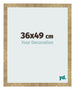 Bilderrahmen 36x49cm Gold Antik MDF Bologna Vorne Messe | Yourdecoration.de