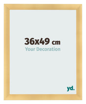 Bilderrahmen 36x49cm Gold Vintage MDF Pisa Vorne Messe | Yourdecoration.de