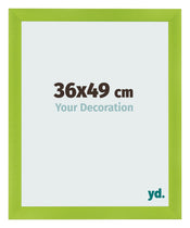 Bilderrahmen 36x49cm Grün MDF Pisa Vorne Messe | Yourdecoration.de