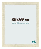 Bilderrahmen 36x49cm Sonoma Eiche MDF Pisa Vorne Messe | Yourdecoration.de