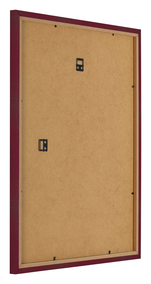 Bilderrahmen 36x49cm Weinrot Gewischt MDF Bologna Ruckseite Schrag | Yourdecoration.de