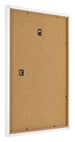 Bilderrahmen 36x49cm Weiss Hochglanz MDF Bologna Ruckseite Schrag | Yourdecoration.de