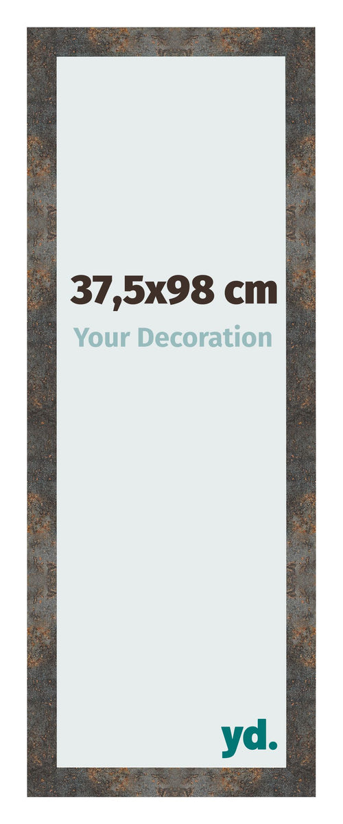 Bilderrahmen 37 5x98 cm Oxidiertes Metall MDF Bologna Vorne Messe | Yourdecoration.de