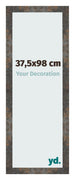 Bilderrahmen 37 5x98 cm Oxidiertes Metall MDF Bologna Vorne Messe | Yourdecoration.de