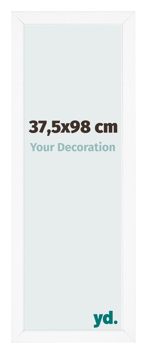 Bilderrahmen 37 5x98 cm Weiss Matt MDF Bologna Vorne Messe | Yourdecoration.de