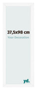 Bilderrahmen 37 5x98 cm Weiss Matt MDF Bologna Vorne Messe | Yourdecoration.de