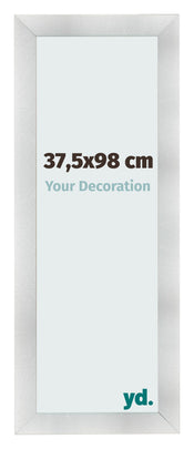 Bilderrahmen 37 5x98cm Aluminium Gebürstet MDF Pisa Vorne Messe | Yourdecoration.de