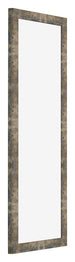 Bilderrahmen 37 5x98cm Blau Gold Meliert MDF Bologna Vorne Schrag | Yourdecoration.de