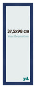 Bilderrahmen 37 5x98cm Dunkelblau Gewischt MDF Bologna Vorne Messe | Yourdecoration.de