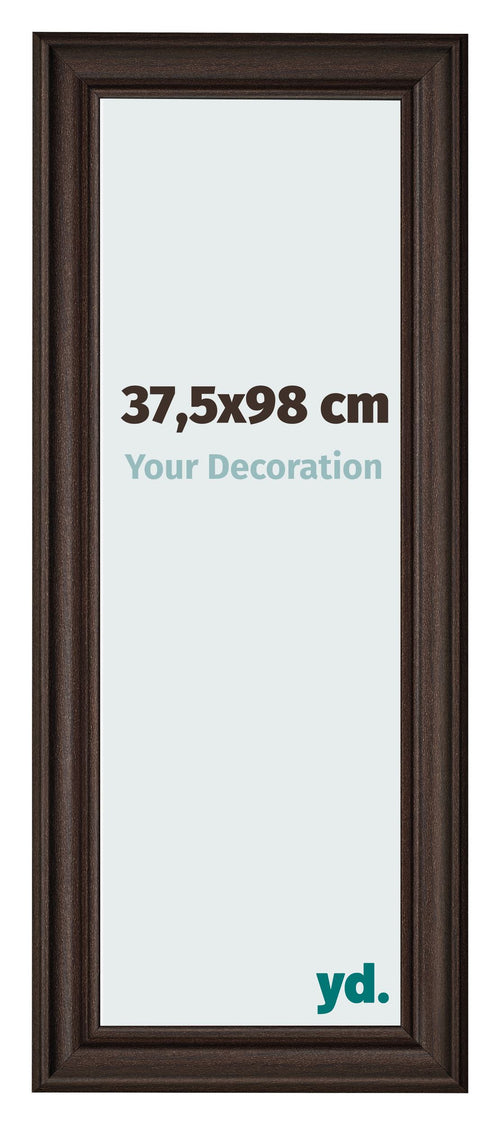 Bilderrahmen 37 5x98cm Eiche Dunkel MDF Lazio Vorne Messe | Yourdecoration.de