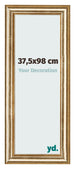 Bilderrahmen 37 5x98cm Gold Antik MDF Lazio Vorne Messe | Yourdecoration.de