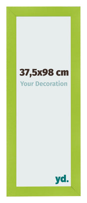 Bilderrahmen 37 5x98cm Grün MDF Pisa Vorne Messe | Yourdecoration.de