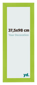 Bilderrahmen 37 5x98cm Grün MDF Pisa Vorne Messe | Yourdecoration.de