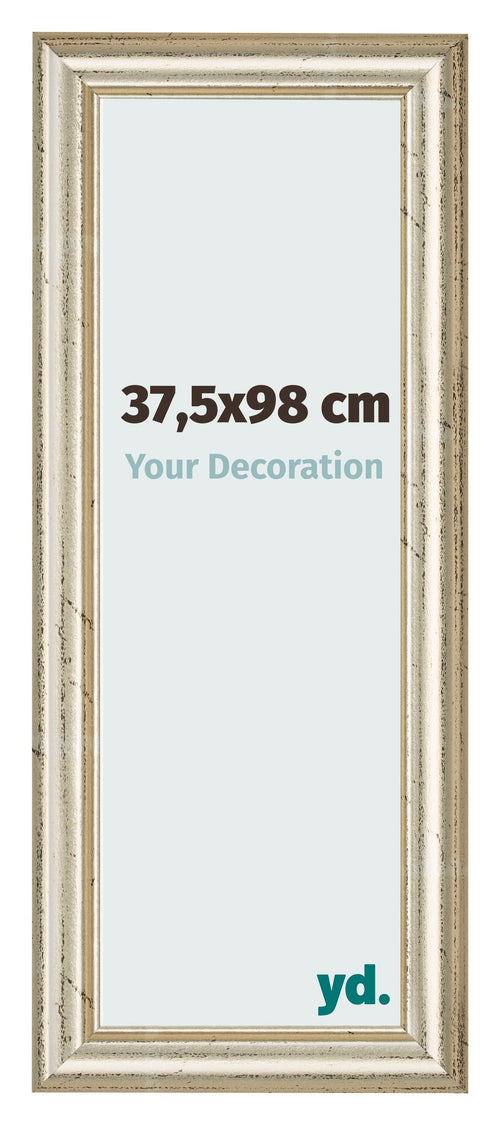 Bilderrahmen 37 5x98cm Metallglanz MDF Lazio Vorne Messe | Yourdecoration.de